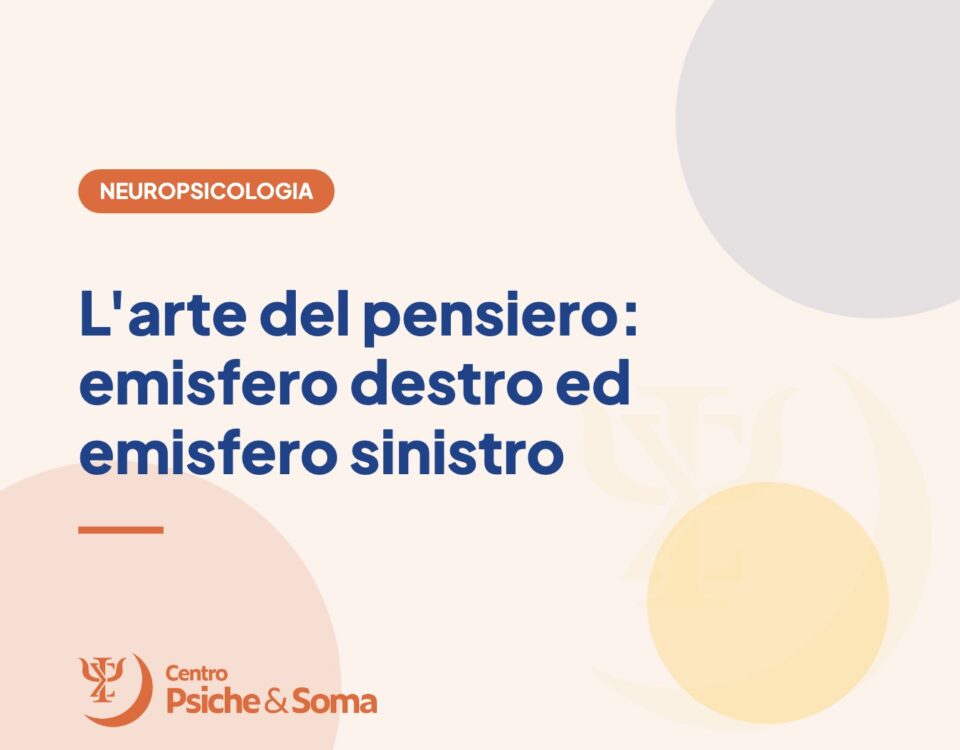 L'arte del pensiero: emisfero destro ed emisfero sinistro