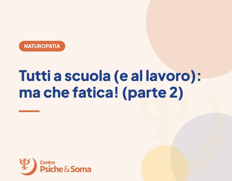 Tutti a scuola (e al lavoro): ma che fatica! (parte 2)